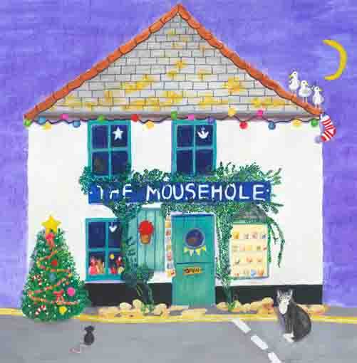 St Ives Christmas Window Card